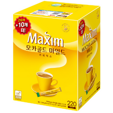 맥심 모카골드 커피믹스 210+10T