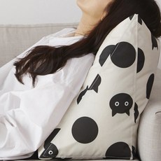 냥이삼각등쿠션