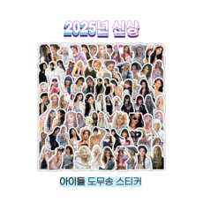 슈어마켓 IDLE 여자아이들 2025신상 앨범 굿즈 도무송 스티커