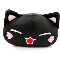 네무 네코 슈퍼 소프트 블랙 Pl./4 S 고양이 만화 애니메이션 오타쿠 가와이 박제 동물 주름 봉제 고양이