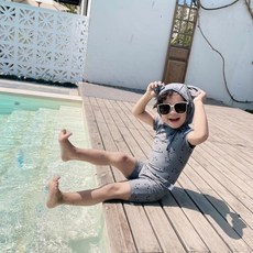 남녀공용반팔반바지점프수트