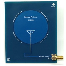 실외안테나 패치 TV 지상파 감쇠기 1.5Ghz 여성 SMA 커넥터 PCB 안테나 1550Mhz Inmarsat L-밴드 에어로/ST, 01 Black
