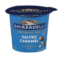 기라델리 쏠티드 카라멜 브라우니 믹스 65g x 12팩 Ghiradelli Brownie Mix Salted Caramel, 12개, 없음