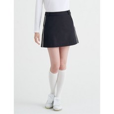 국내매장정품 BEANPOLE GOLF 여성 블랙 H라인 백플리츠 큐롯 BJ2926A265