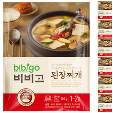 CJ 비비고 차돌 된장찌개 460g x 6 / 밀키트 레토르트 식품 인스턴트국 비비고국