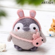 아트조이복숭아토끼