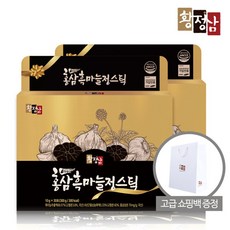 즙쟁이 황정삼 홍삼 흑마늘정 스틱 30포x2박스, 선택완료, 단품없음