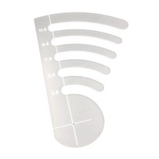 ZCD 퀼트 템플릿 기계 디자인 벽 이불 눈금자 pounce 패드 포터 도구 반 육각형 스텐실 기계 메이커 아크릴 용품, 투명