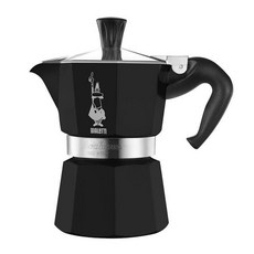 모카포트 BIALETTI 익스프레스 모카 포트 1-2-3-4-6 컵 커피 메이커 오리지널 비알레티 에스프레소 주방 드, 06 3 Cup Black, 1개