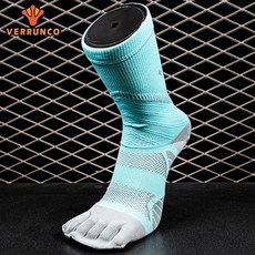 베룽코 웹삭스패스터 마라톤 러닝 발가락 양말, M (250-270mm), 15. 민트 그레이 장목
