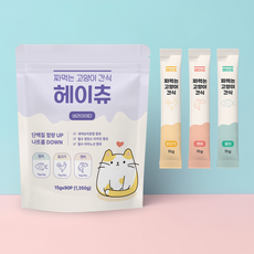 헤이츄 짜먹는 고양이간식 대용량, 버라이어티, 1kg, 1세트