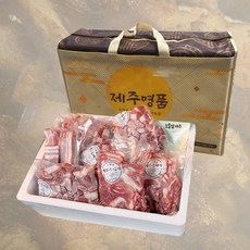 보물섬 제주 흑돼지 선물세트, 10.돈마호크2+흑목살2+흑오겹2+뒷고기2