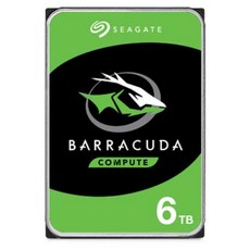 씨게이트 BarraCuda 하드디스크 6TB ST6000DM003, 단일 옵션, -MB - st6000dm003