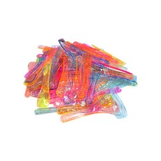 아이스크림 스푼 9.5cm 형광칼라 5종 100개 / 형광 칼라 젤라또 수저, 1개, 혼합 1세트, 혼합