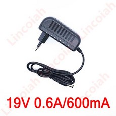 19V 06A 600mA 어댑터 충전기 진공 청소기 부품 ilife x5 v5 v5s v3 pro a4s a4 V50 a6 V55 V5s 로봇 청소기용, CHINA_19V 0.6A EU Plug, 1개