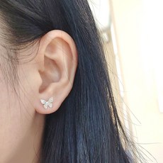 순금원판귀걸이