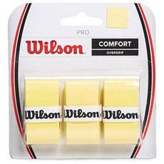 2 팩 - Wilson 프로 오버그립 3 팩 (Yellow) 2 Pack - Wilson Pro Overgrip