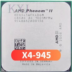 AMD Phenom II X4 945 X4-945 95W 3.0GHz 쿼드 코어 CPU 프로세서 HDX945WFK4DGM /HDX945WFK4DGI 소켓 AM3