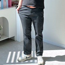 핏콕 남성용 테이퍼드 일자핏 치노 빅사이즈 기본 데일리 스판 면바지