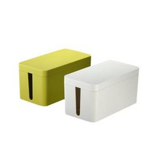 MC_2F 케이블O 미니 멀티텝 전선 코드 정리함 250x130x130mm 1FF7, mcnt 옐로우