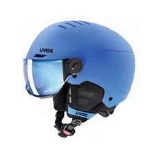 우벡스 주니어 아동 헬멧 2223 uvex rocket jr. visor blue mat