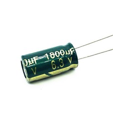 커패시터 12 개/몫 6.3V 1800 미크로포맷 8*16mm 저 ESR/임피던스 고주파 알루미늄 전해 콘덴서 1800 미크로포맷 6.3V 6.3V2200UF, 1개