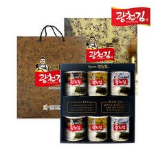 [달인 김병만의 광천김] [광천김] 오리지널 달인 선물세트 6호, 상세 설명 참조, 상세 설명 참조