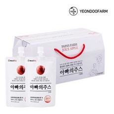 연두팜 아빠의주스 사과즙 20개입 1박스 100ml