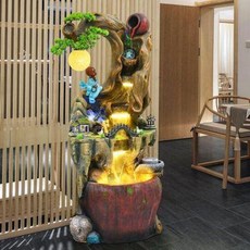 미니분수대 달무드등 전원선의류수분수조물 실내 거실가구생재경관 착지순환수 가습기, 오류 발생시 문의 ( 엔씨피글로벌 1 )