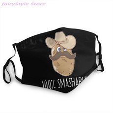 감자 100% Smashable 멕시코 음식 콧수염 수염 성인 lavable 안티 바이러스에 대 한 코 튼 얼굴 입 마스크 보호 아이|마스크|