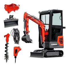 타일공구 1 톤 15 미니 굴삭기 가격 마이크로 굴착기 12 소형 유압 크롤러 판매, 20cm bucket