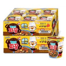 팔도 뽀로로 짜장 컵라면 65g x 24개 짜장면 어린이, 21개
