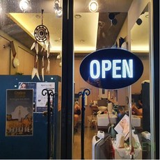 JYW6FC7ED 안내판 인테리어소품 입간판 상가 OPEN 표지판 간판업체 카페 LED간판 관계자외출입금지 팻말 간판제작 아크릴사인 표지판, 주영월드 실버_사각