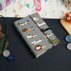 BIBON 비본 북아트 카드케이스 DIY KIT, 1set, 그레이캣