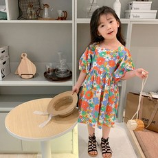 아기린넨원피스