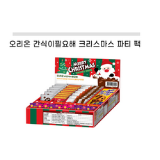 오리온 간식시리즈 크리스마스파티팩 과자세트, 6종, 1세트