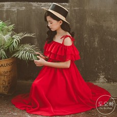 여아숄더오프드레스