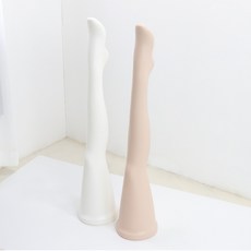 지엔디스플레이 옷가게 걸이형 스탠드형 스타킹진열 종아리양말 다리 발마네킹 여자마네킨 마네킹, 스탠드형 흰색