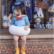 디즈니 도날드덕 데이지덕 오리 할로윈 코스튬 유아 아동 의상 유치원 어린이집 파티 의상