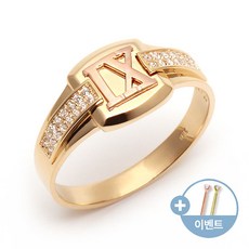 [비앤비골드]14K 반지 IX 큐빅링 여성금반지 RCS2646