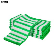 DFMEI 대나무 섬유 행주 이중 두툼한 흡수성 오일 제거 클렌징 티슈 다용도 싱크대