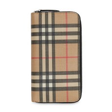 버버리 BURBERRY 8016612 A7026 빈티지 체크 지퍼 장지갑