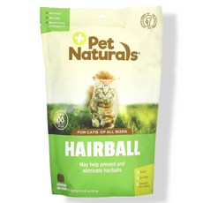 Pet Naturals 펫내추럴스 반려묘용 고양이 헤어볼 츄 160개, 1.5g