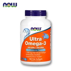 나우 푸드 울트라 오메가3 500 EPA/250 DHA 180 소프트젤, 180정, 1개