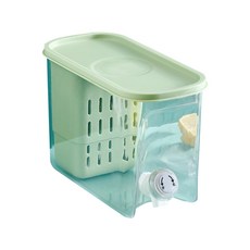 5800ml 주스 컨테이너 냉장고 차가운 주전자 음료웨어 수도꼭지와, 녹색, 1개