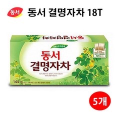 유니크앤몰 결명자 고유의 맛을 살린 동서 결명자차18T 티백 결명자차, 8g, 18개, 5개