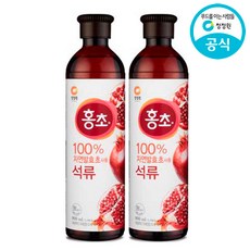 청정원 홍초 100% 자연발효초 사용 석류, 900ml, 3개