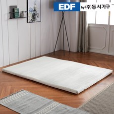 [동서가구] 프로파일폼 벨로아 토퍼 매트리스 Q퀸 DF637127, 색상:연그린