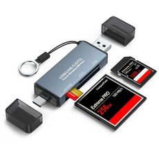 SKOWER 고속 C타입 카드 리더기 USB 3 0 마이크로 SD TF CF 메모리 플래시 드라이브 어댑터 OTG 카메라 노트북 휴대폰용