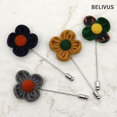 빌리버스 부토니에 BCT006 남자부토니에 남자브로치 정장코디